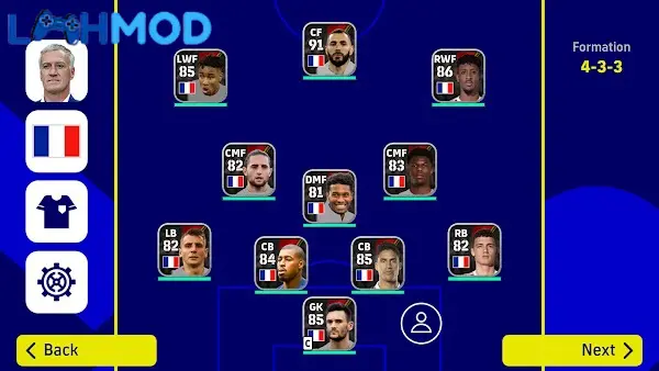 Ảnh 6 của eFootball 2023 MOD APK 7.5.1 (Mega Hit, Accuracy Angle Goal) Giải đáp thắc mắc eFootball 2023
