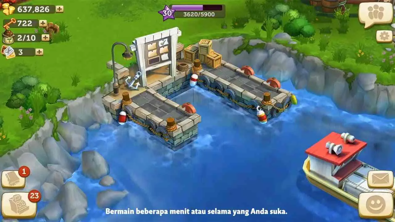 Ảnh 3 của FarmVille 2 Country Escape Mod APK 22.4.9324 (Menu, Mua sắm, Keys) Người nông dân đang thu hoạch cây trồng trong FarmVille 2 Country Escape Mod