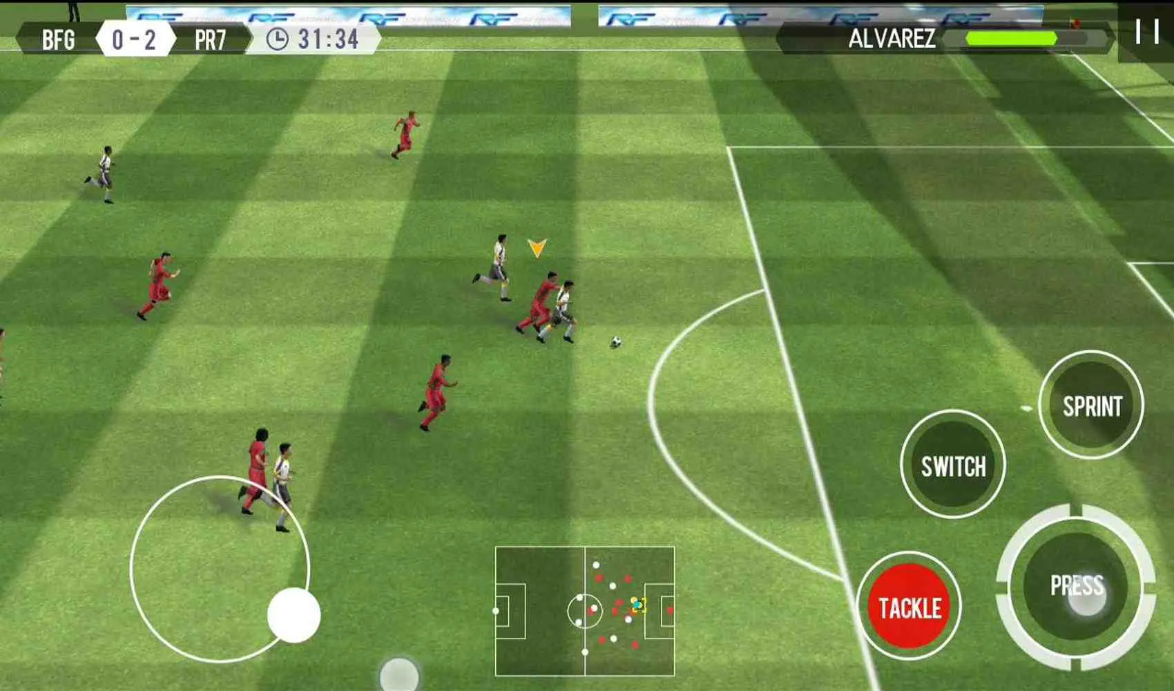 Ảnh 4 của Tải game Hack FIFA Soccer Mod APK 18.1.01 (Vô Hạn Tiền) Màn hình trò chơi FIFA Soccer với logo của game