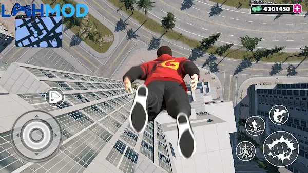 Ảnh 3 của Flying Rope Hero Master 3D APK 1.18 cho Android iOS Màn hình giao diện của Flying Rope Hero Master 3D