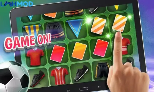 Ảnh 1 của Tải Football Crush APK 2.1.0.360 cho Android iOS Giao diện chơi game Football Crush với các quả bóng nhiều màu sắc đang được sắp xếp