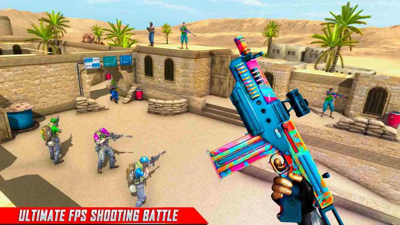 Ảnh 4 của Tải game Fps Shooting Strike Mod APK 1.49 (Vô Hạn Tiền) Giao diện Fps Shooting Strike Mod