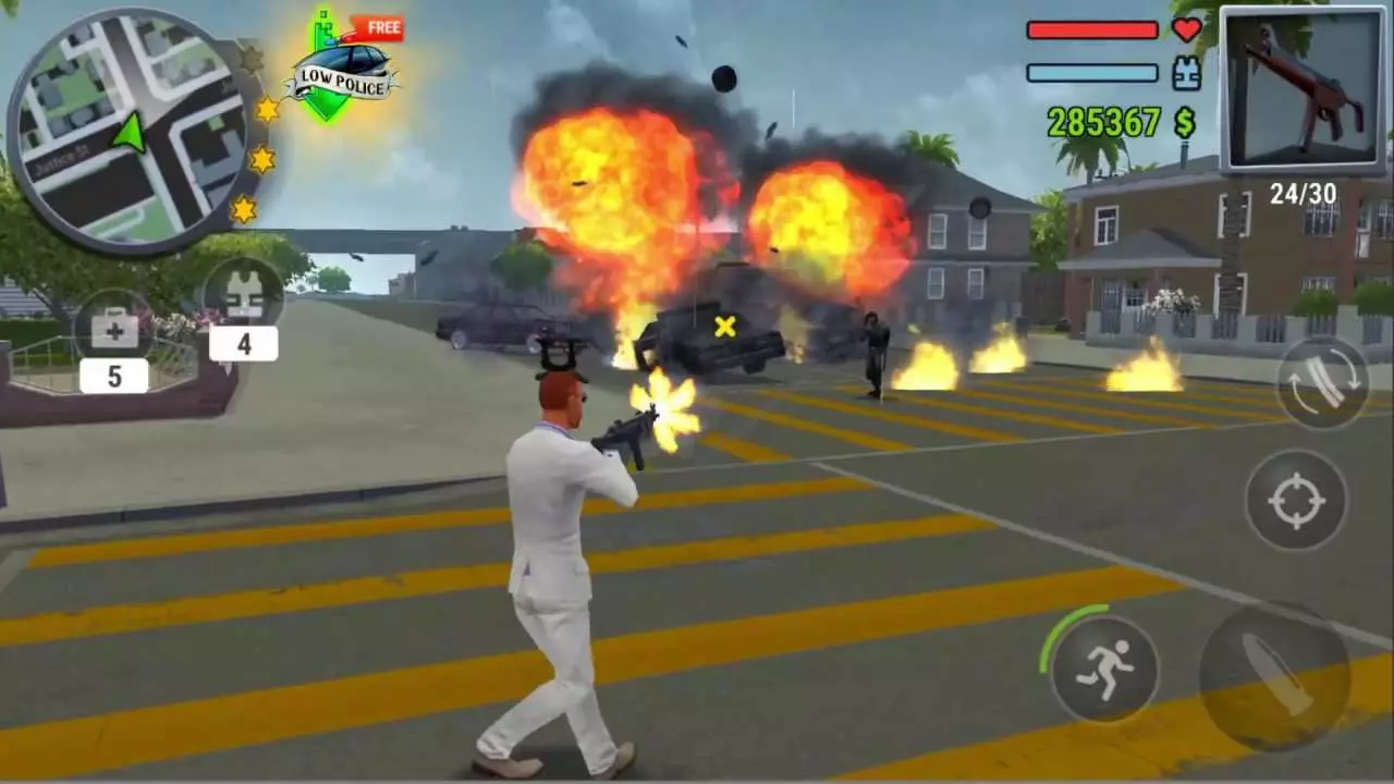 Ảnh 2 của Tải Gangs Town Story Mod APK 0.25.2 (Menu, Mua sắm miễn phí) Gangs Town Story Mod