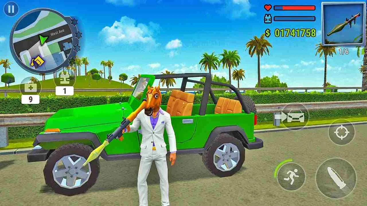 Ảnh 3 của Tải Gangs Town Story Mod APK 0.25.2 (Menu, Mua sắm miễn phí) Game Gangs Town Story Mod