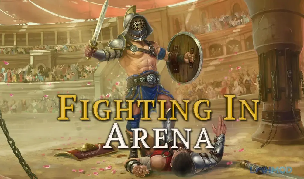 Ảnh 2 của Tải Gladiator glory egypt Apk 1.2.0 cho Android iOs Cảnh giao tranh quyết liệt giữa hai đấu sĩ