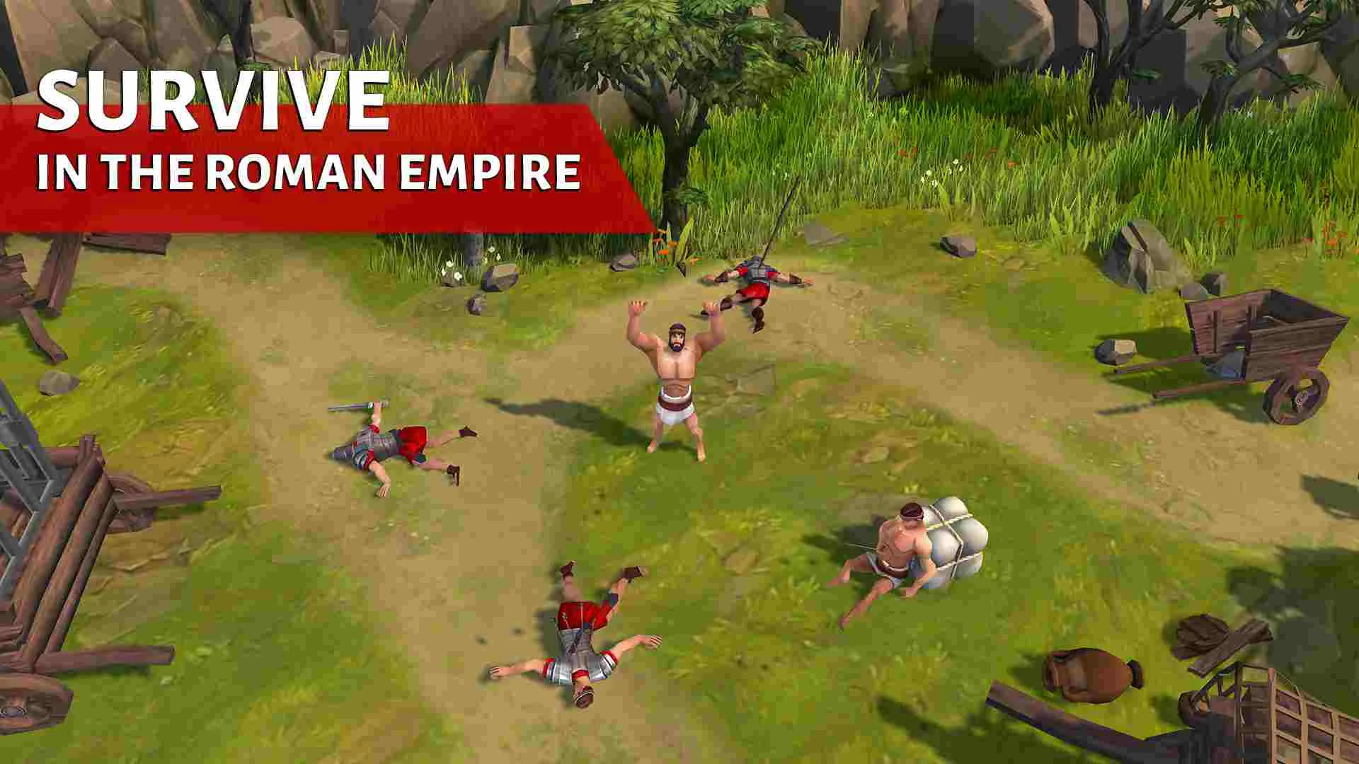 Ảnh 2 của Tải game Gladiators: Survival in Rome Mod APK 1.22.3 (Bất tử) Cảnh sinh tồn trong Gladiators: Survival in Rome Mod