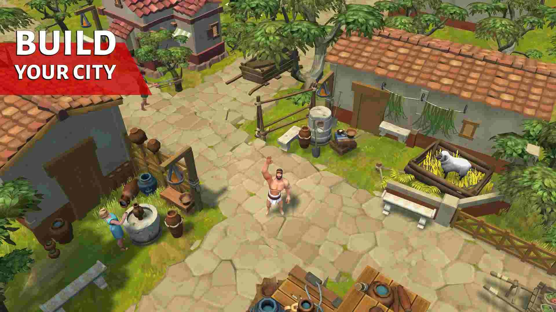 Ảnh 5 của Tải game Gladiators: Survival in Rome Mod APK 1.22.3 (Bất tử) Khung cảnh xây dựng trong Gladiators: Survival in Rome Mod