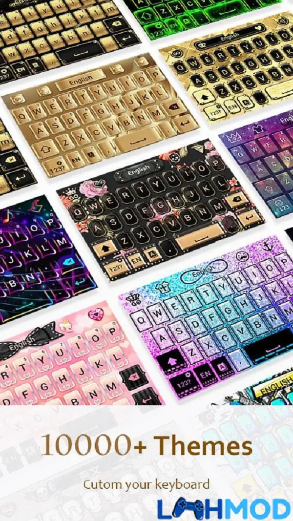 Ảnh 4 của GO Keyboard Mod Apk 4.11 (Mở khóa Prime) Android, IOS Giao diện hướng dẫn cài đặt và sử dụng GO Keyboard Mod