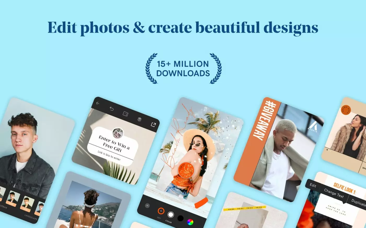 Ảnh 3 của Tải ứng dụng GoDaddy Studio Mod Apk 7.15.2 (Đã mở khóa Pro) cho Android iOs Màn hình hiển thị các tùy chọn chỉnh sửa trong GoDaddy Studio Mod Apk