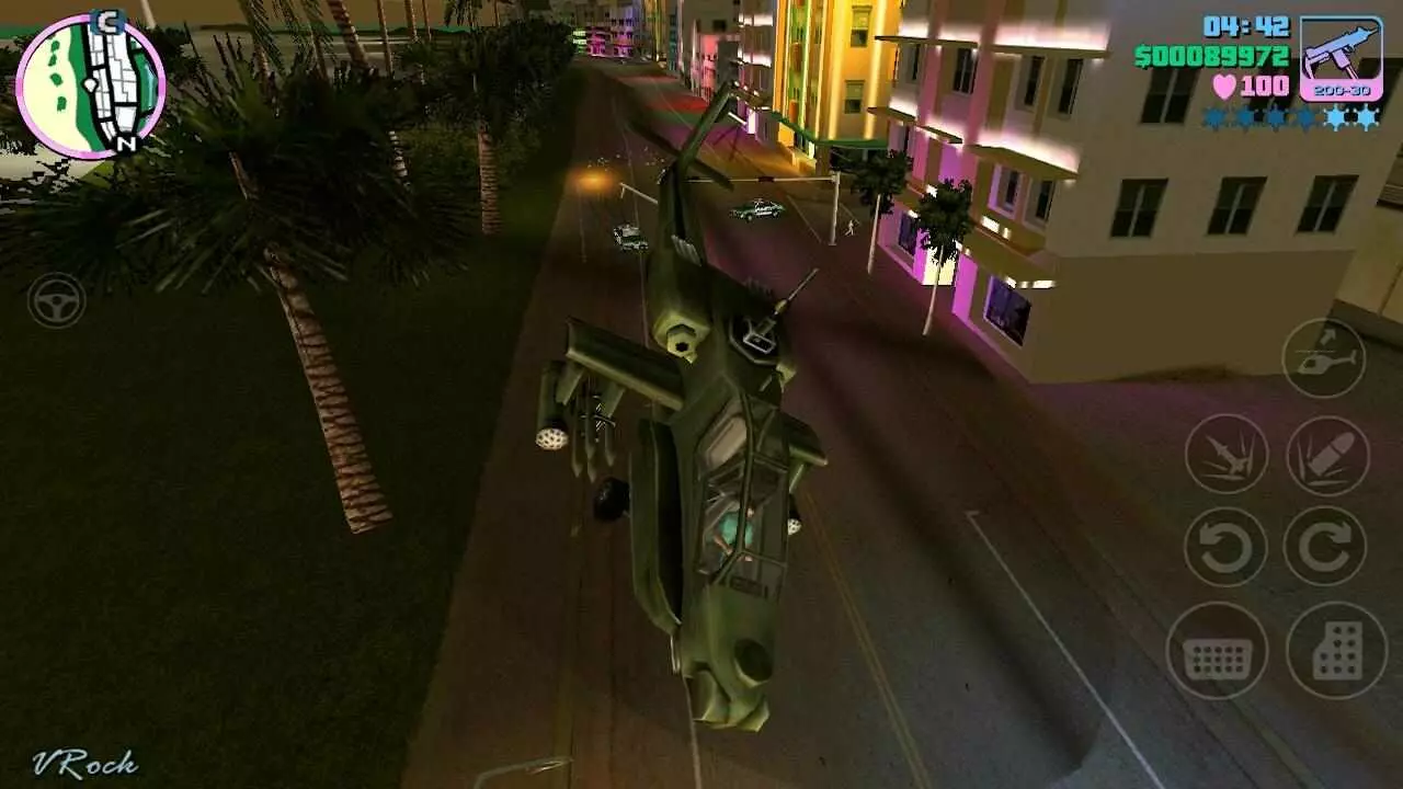 Ảnh 2 của Tải Grand Theft Auto Vice City Mod APK v1.12 (Vô Hạn Tiền/Đạn) Nhân vật chính lái siêu xe trong thành phố Vice City