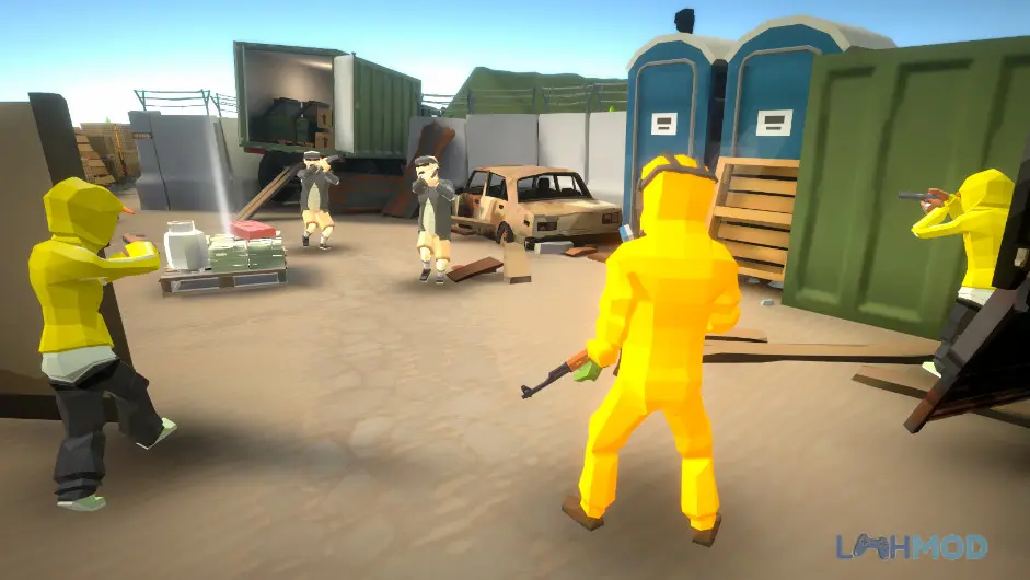 Ảnh 3 của Tải Grand Wars Mafia City Mod Apk 0.77 (Mở khóa premium, Vô hiệu kẻ địch) cho Android iOs Giao tranh băng đảng trực tuyến trong Grand Wars Mafia City
