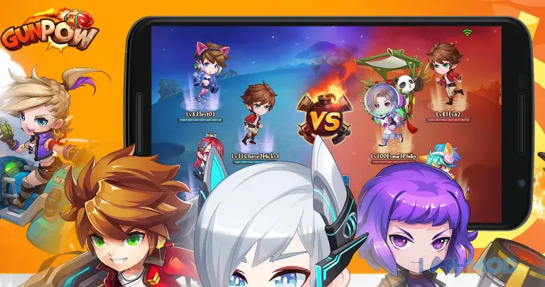 Ảnh 4 của Tải GunPow-Bắn Gà Teen PK APK 1.9.4 (Hack Full kim cương) Nhân vật với tạo hình dễ thương trong Hack GunPow