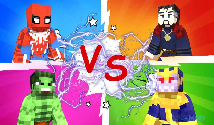 Ảnh 4 của Tải Hero Craft Merge Master Mod Apk 1.0.6 (Miễn phí nâng cấp) cho Android iOs Cảnh game Hero Craft Merge Master Mod với nhiều anh hùng tập hợp