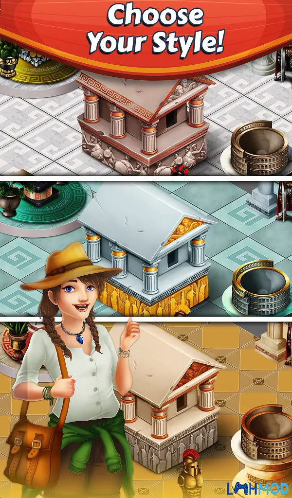Ảnh 4 của Tải game Hidden Bay Museum Apk 1.5.25 cho Android, IOS Cảnh trong game Hidden Bay Museum với các nhân vật và bảo tàng