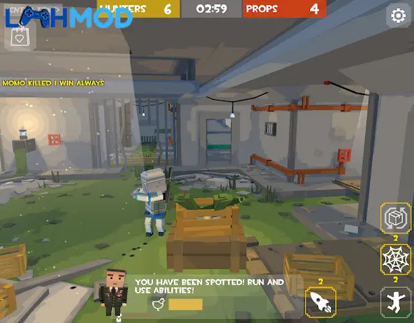 Ảnh 4 của Tải HIDE PROP: Seek Online Hunt APK 1.2.1 Android iOS Giao diện tùy chỉnh nhân vật trong HIDE PROP: Seek Online Hunt
