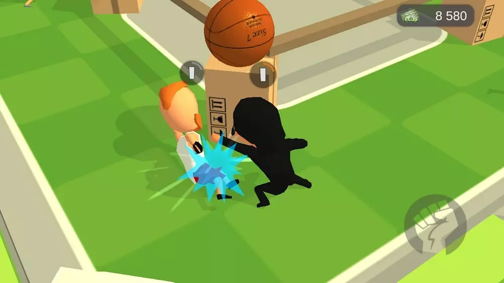 Ảnh 4 của Tải game I The One Mod APK 3.25.15 (Vô hạn tiền) Võ sĩ I The One Mod tung cú đá uy lực trên sàn đấu