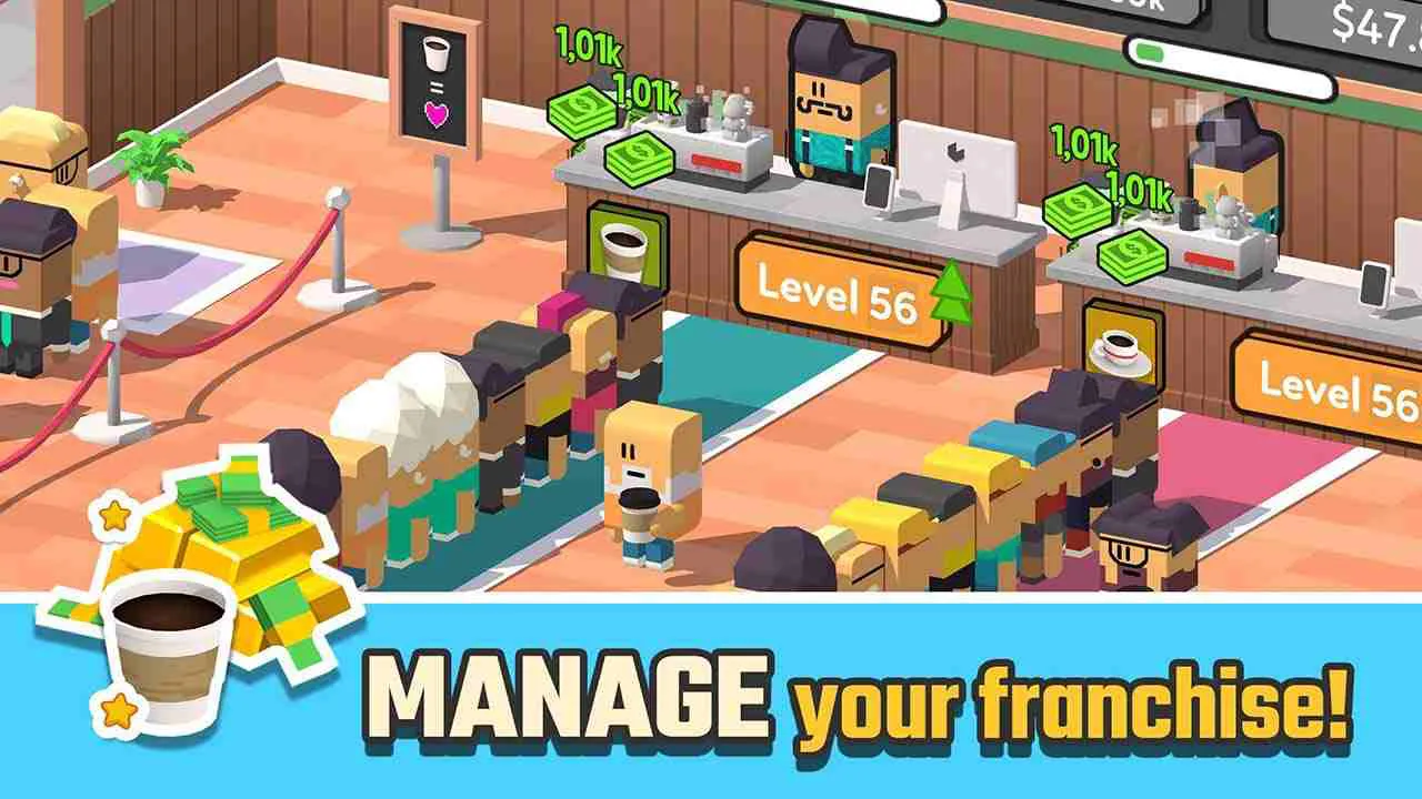 Ảnh 3 của Tải Idle Coffee Corp Mod APK 2.31 (Menu, Vô Hạn Coins) Android Tải Idle Coffee Corp Mod an toàn