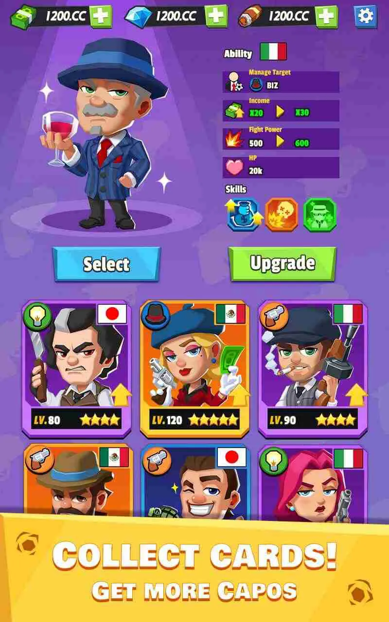 Ảnh 4 của Tải Idle Mafia Mod APK 4.4.0 (Vô Hạn Tiền, Money) Game Idle Mafia Mod với giao diện nâng cấp