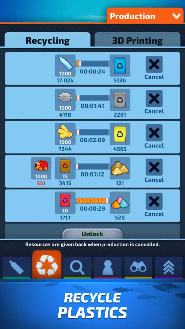 Ảnh 5 của Tải game Idle Ocean Cleaner Eco Tycoon Mod APK 1.14.1 (Vô Hạn Tiền) Hình ảnh logo game Idle Ocean Cleaner Eco Tycoon Mod