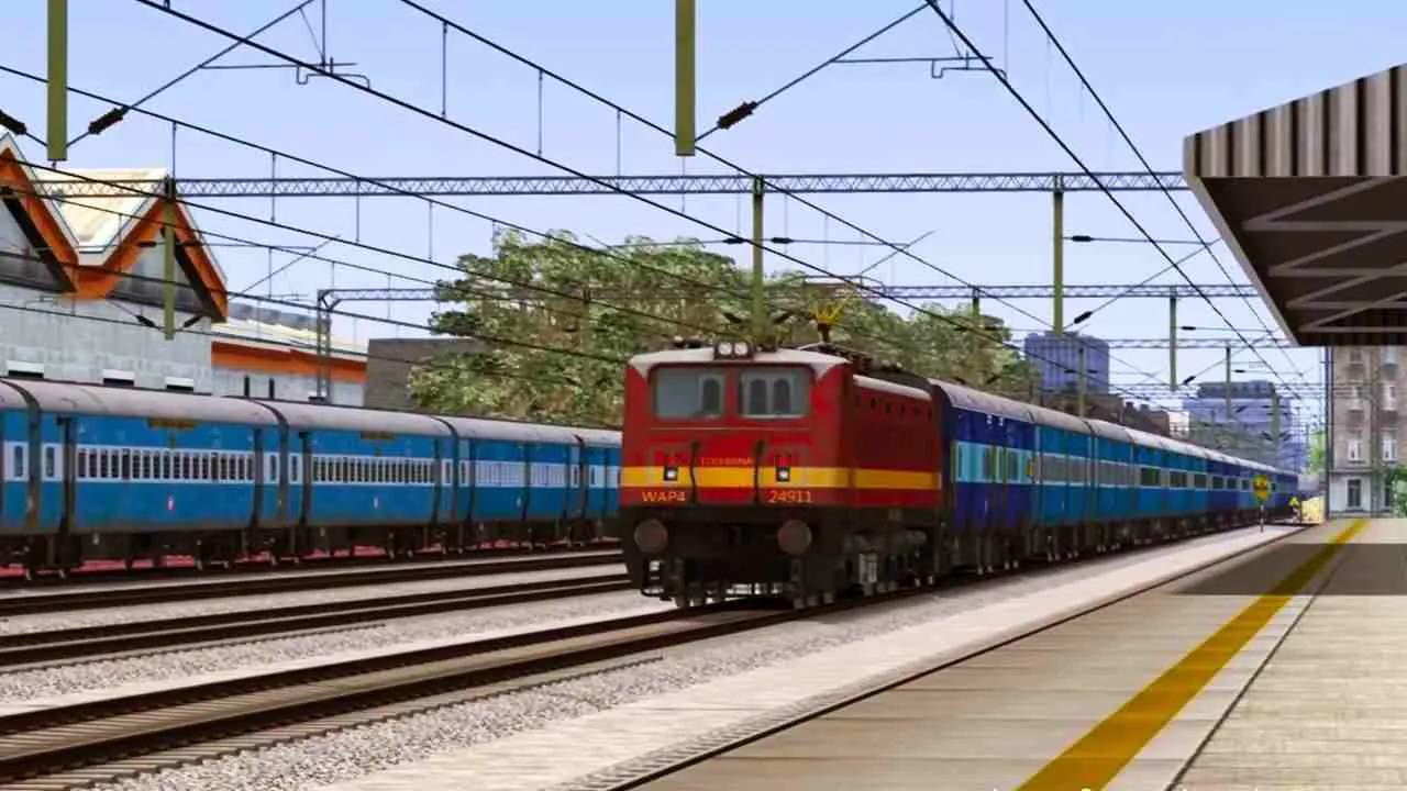 Ảnh 5 của Tải game Indian Train Simulator Mod APK 2022.1.1 (Menu, Vô Hạn Tiền) Bản đồ rộng lớn và các cung đường mô phỏng Ấn Độ