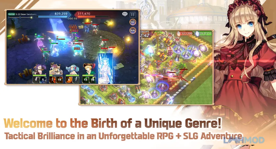 Ảnh 3 của Infinity Saga X Apk 1.1.018 Cảnh chiến trường đầy kịch tính của Infinity Saga X