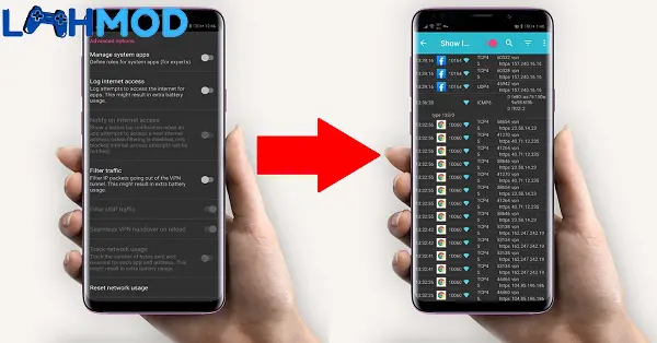 Ảnh 3 của Tải ứng dụng InternetGuard APK 2.27 cho Android iOS Giao diện tùy chỉnh của InternetGuard với các chủ đề khác nhau