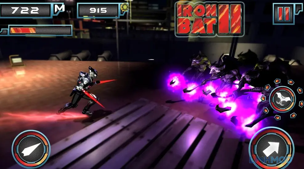 Ảnh 1 của Tải Iron Bat 2 Apk 3.2 cho Android iOs Người hùng Iron Bat 2 trong tư thế chiến đấu