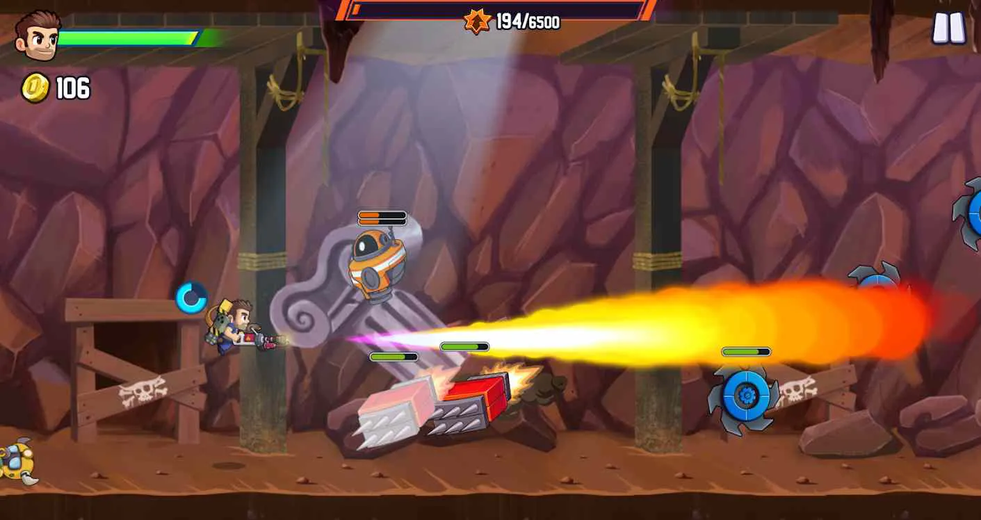 Ảnh 4 của Tải game Jetpack Joyride 2 Mod APK V1.61.1 (Menu, Vô Hạn Tiền) Màn chơi mới trong không gian vũ trụ của Jetpack Joyride 2