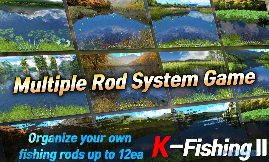 Ảnh 2 của Tải game KFishing2 Apk 96 cho Android iOs KFishing2 bản đồ đa dạng