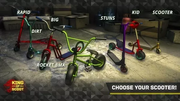 Ảnh 2 của Tải game King Of Scooter Mod APK 3.0 (Vô Hạn Tiền) Tuỳ chỉnh xe Scooter trong gara