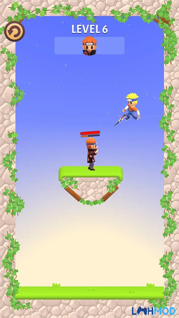 Ảnh 3 của Kunai Master: Ninja Assassin Apk 0.3.14 Android, IOS Giao diện game với ngôn ngữ tiếng Anh