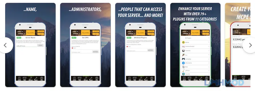 Ảnh 2 của Tải Leet servers Apk 2.0.7.1 cho Android iOs Ảnh chụp màn hình Leet Servers hiển thị các tùy chọn cấu hình máy chủ