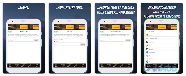 Ảnh 3 của Tải Leet servers Apk 2.0.7.1 cho Android iOs Giao diện Leet Servers cho thấy người chơi đang tạo hoặc tham gia máy chủ Minecraft
