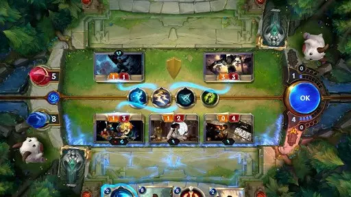 Ảnh 3 của Tải game Legends of Runeterra Mod APK 03.10.008 (Vô Hạn Tiền) Hiệu ứng phép thuật và chiến đấu đẹp mắt trong game Legends of Runeterra