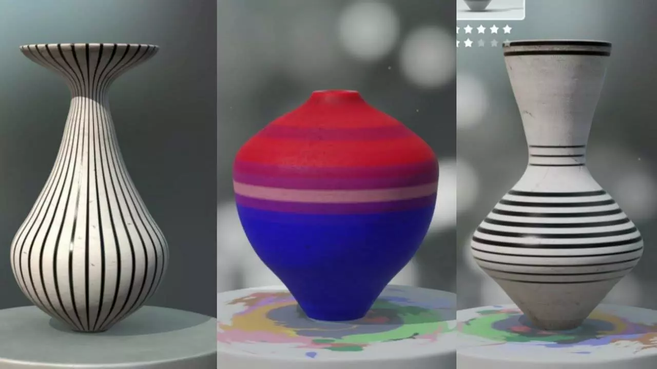 Ảnh 4 của Let’s Create! Pottery 2 Mod APK 1.87 (Menu, Vô hạn tiền) Menu thiết kế trong Let’s Create! Pottery 2 Mod