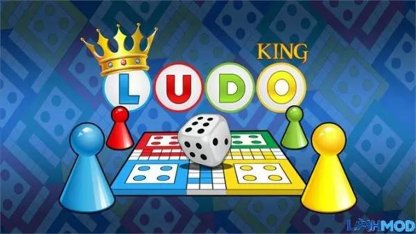 Ảnh 2 của Tải Ludo King MOD APK v8.8.0.301 (Miễn Phí Vật Phẩm) cho Android iOS Giao diện chơi game Ludo King với các quân cờ màu sắc