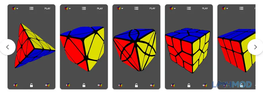 Ảnh 1 của Tải Magic Cube Apk 1.11.4 cho Android iOs Thử thách đa dạng với nhiều kích thước khối Rubik từ 2x2 đến 8x8 trong Magic Cube