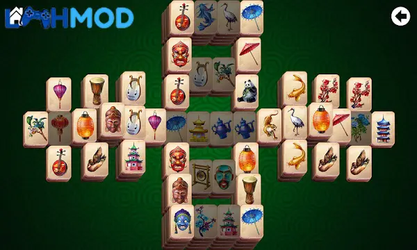 Ảnh 3 của Tải trò chơi Mahjong Epic APK v2.8.7 cho Android iOS Người chơi đang ghép các cặp ô mạt chược giống nhau