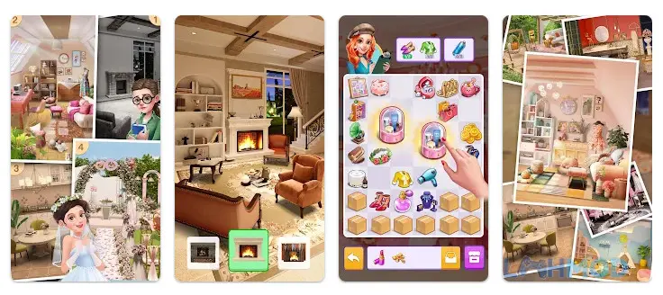Ảnh 4 của Tải Makeup Merge Fashion Makeover Mod Apk 3.1.2 (Free Shopping) cho Android iOs Giao diện thiết kế nội thất trong game Home Design Merge