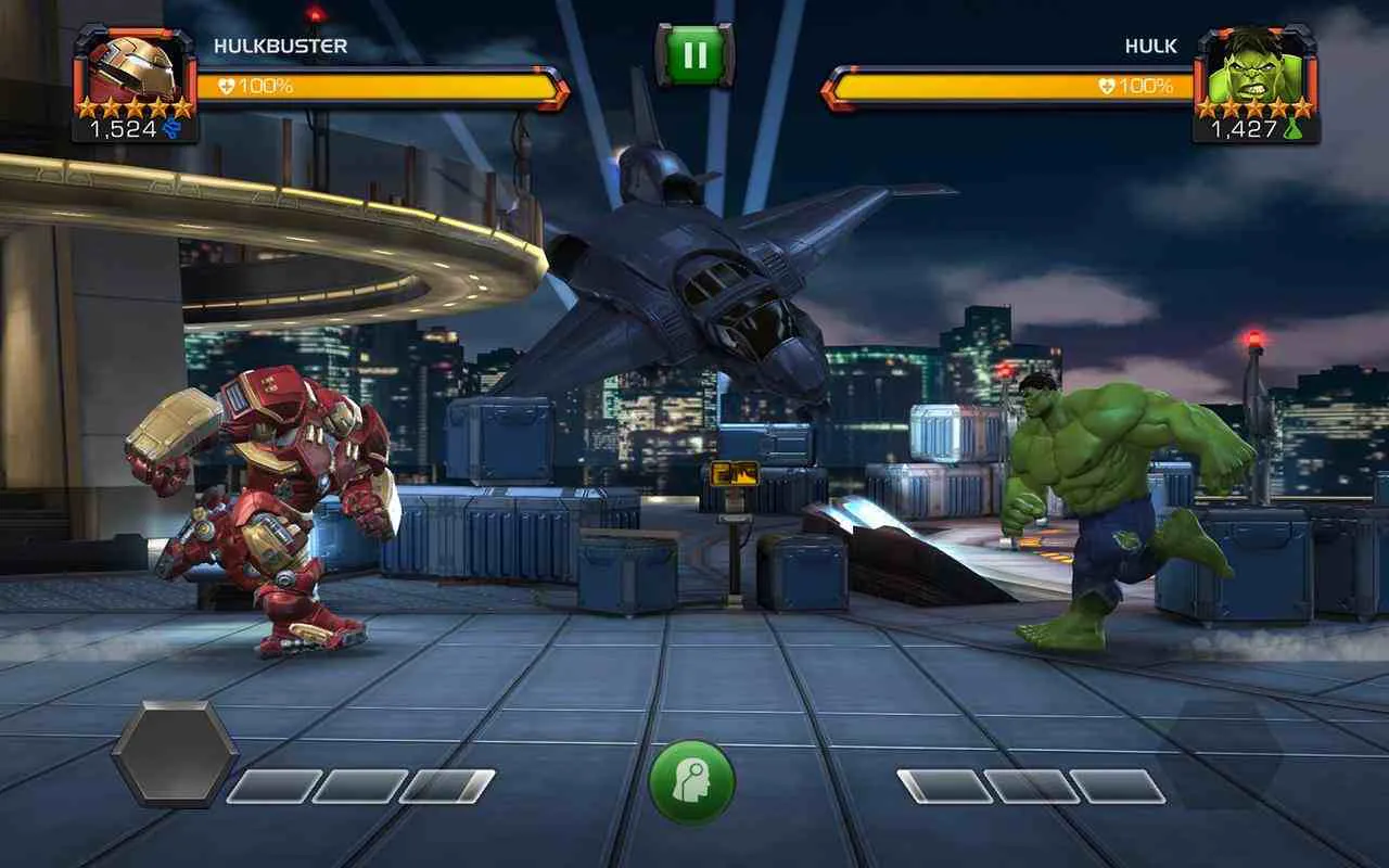 Ảnh 2 của Marvel Contest of Champions Mod APK 35.0.0 (Menu, Đóng băng, Skills) Cảnh siêu anh hùng đang chiến đấu trong Marvel Contest of Champions Mod