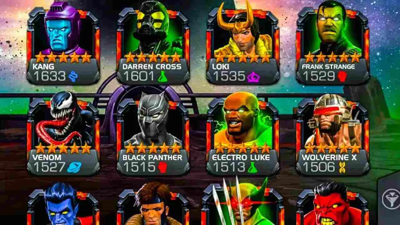 Ảnh 4 của Marvel Contest of Champions Mod APK 35.0.0 (Menu, Đóng băng, Skills) Màn hình chiến đấu kịch tính trong phiên bản mod