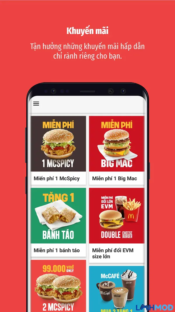 Ảnh 1 của Tải McDonald’s Apk 2.52.0 cho Android, IOS Màn hình thanh toán hóa đơn trên ứng dụng McDonald's