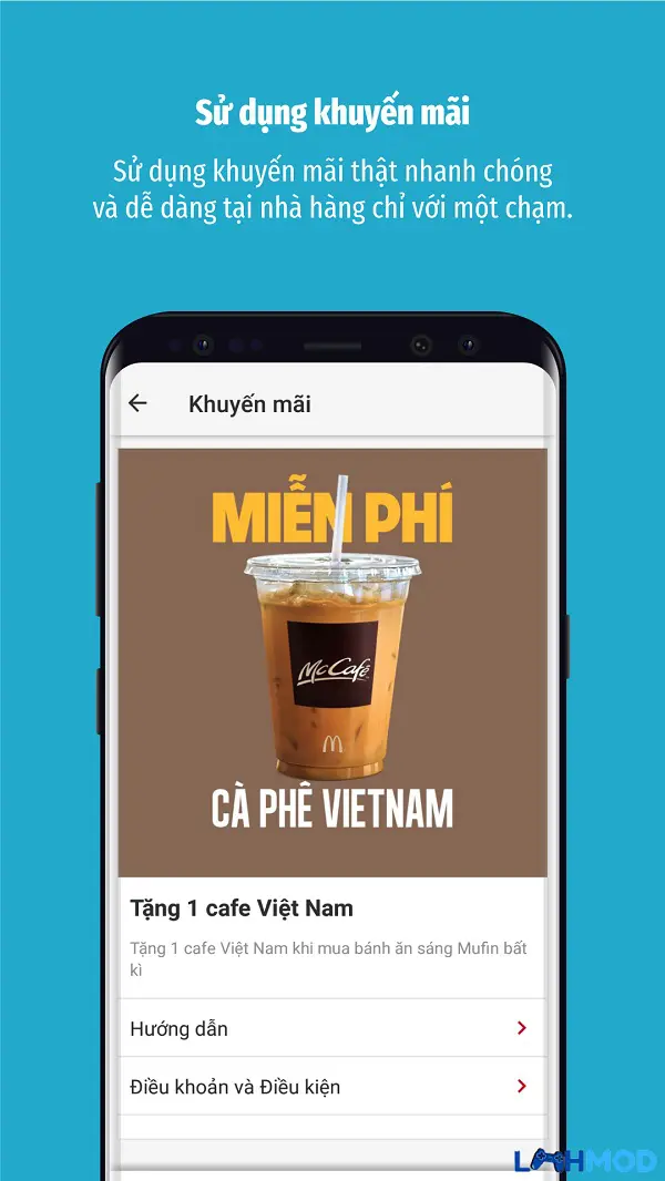 Ảnh 3 của Tải McDonald’s Apk 2.52.0 cho Android, IOS Giao diện dễ dùng của ứng dụng McDonald's