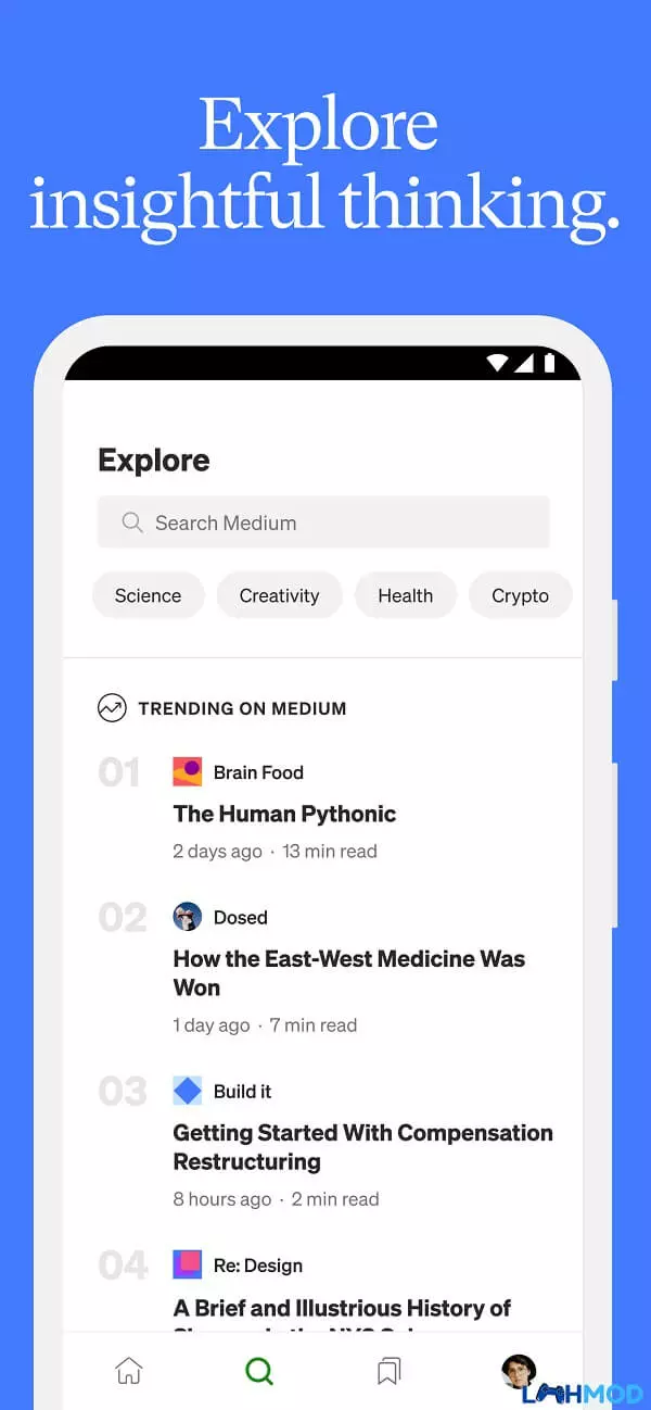 Ảnh 3 của Tải Medium Mod Apk {{Version}} (Mở khóa cao cấp) cho Android, IOS Người dùng tương tác và bình luận trên Medium