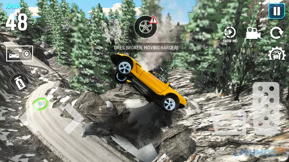Ảnh 1 của Tải Mega Car Crash Simulator Mod Apk 1.6 (Mua sắm miễn phí) Android iOs Nhiều xe thể thao xếp hàng chờ được tùy chỉnh trong game Mega Car Crash Simulator