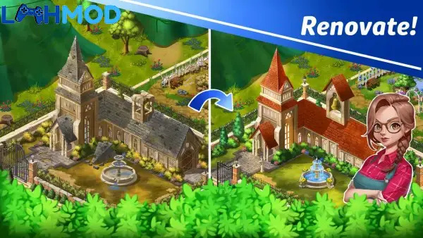 Ảnh 2 của Tải Merge Castle APK 0.7.43 cho Android iOS Giao diện Merge Castle với lâu đài công chúa