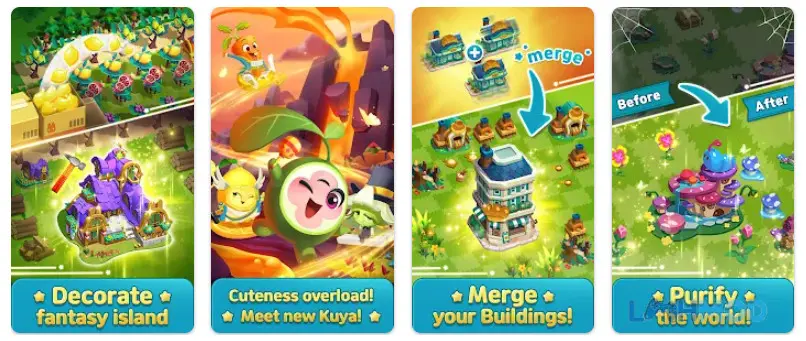 Ảnh 2 của Tải Merge Fantasy Island Apk 2.2.0.18 cho Android iOs Cảnh quan hòn đảo kỳ ảo trong Merge Fantasy Island