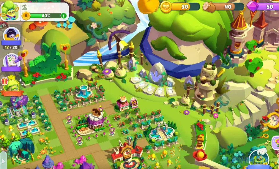 Ảnh 3 của Tải Merge Fantasy Island Apk 2.2.0.18 cho Android iOs Giao diện hợp nhất vật phẩm trong game Merge Fantasy Island