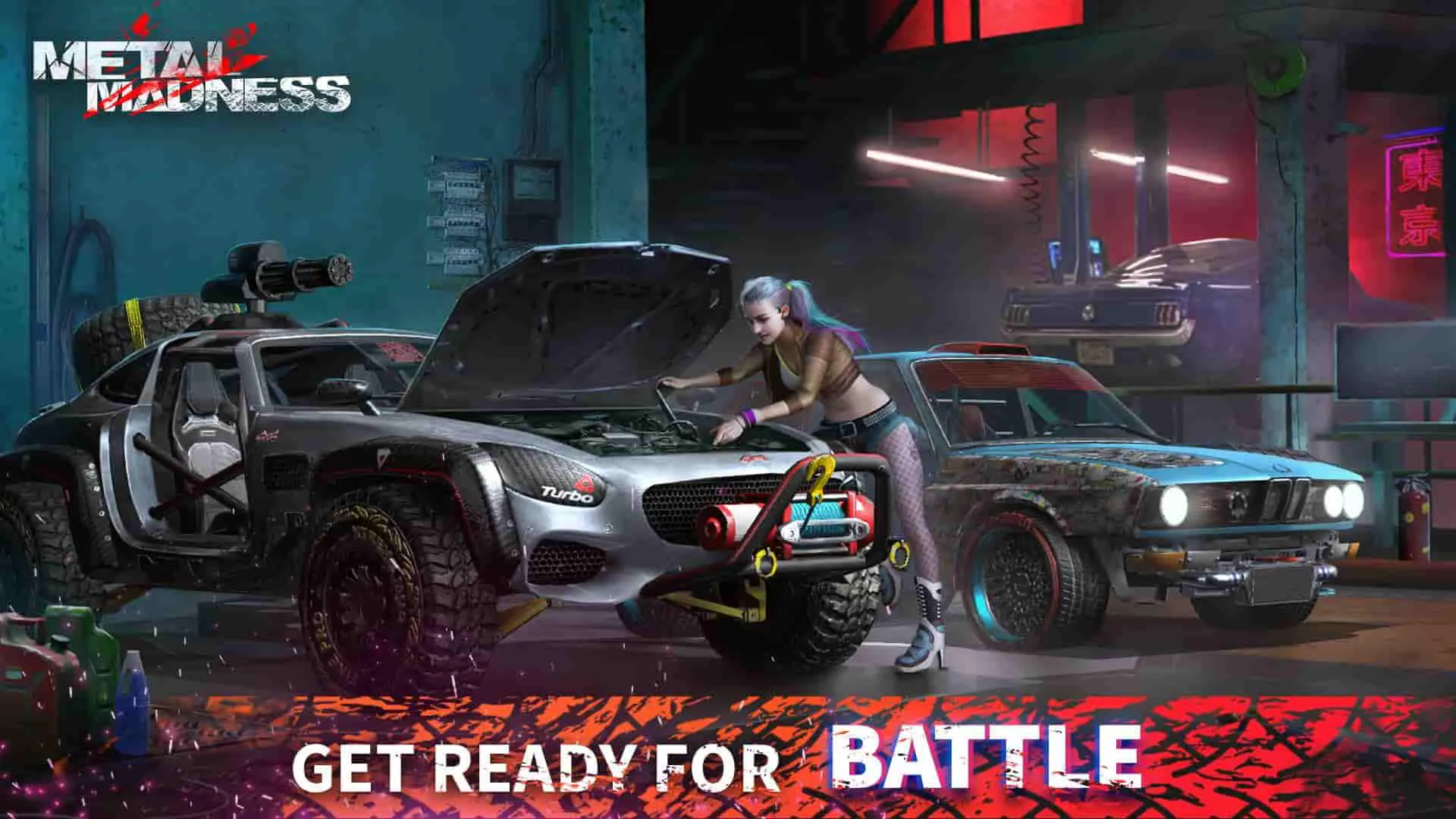 Ảnh 8 của Tải game METAL MADNESS PvP Mod APK 0.40.2 (Bất tử, onehit, sát thương cao) Hình ảnh chiến đấu trên đường đua METAL MADNESS PvP mod