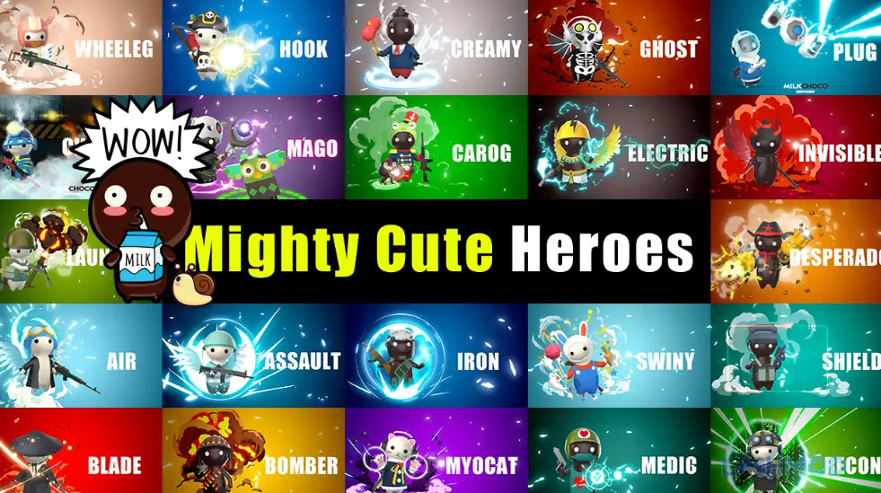 Ảnh 3 của Tải MilkChoco Mod Apk 1.36.1 (Vô Hạn Tiền) cho Android iOs Hệ thống nâng cấp nhân vật và vũ khí trong MilkChoco Mod